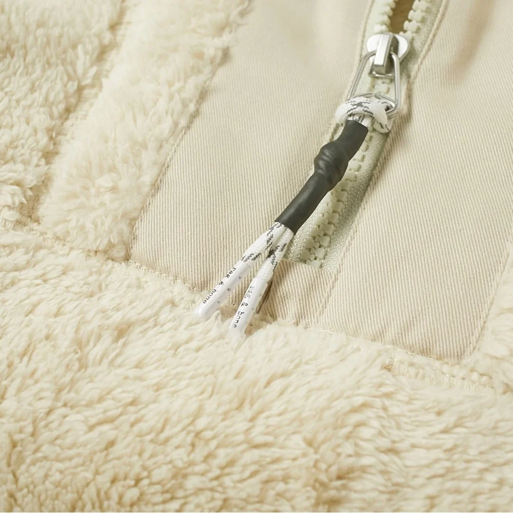 Rag & Bone Logan Sherpa Quarter zip pullover - Picture 4 of 15